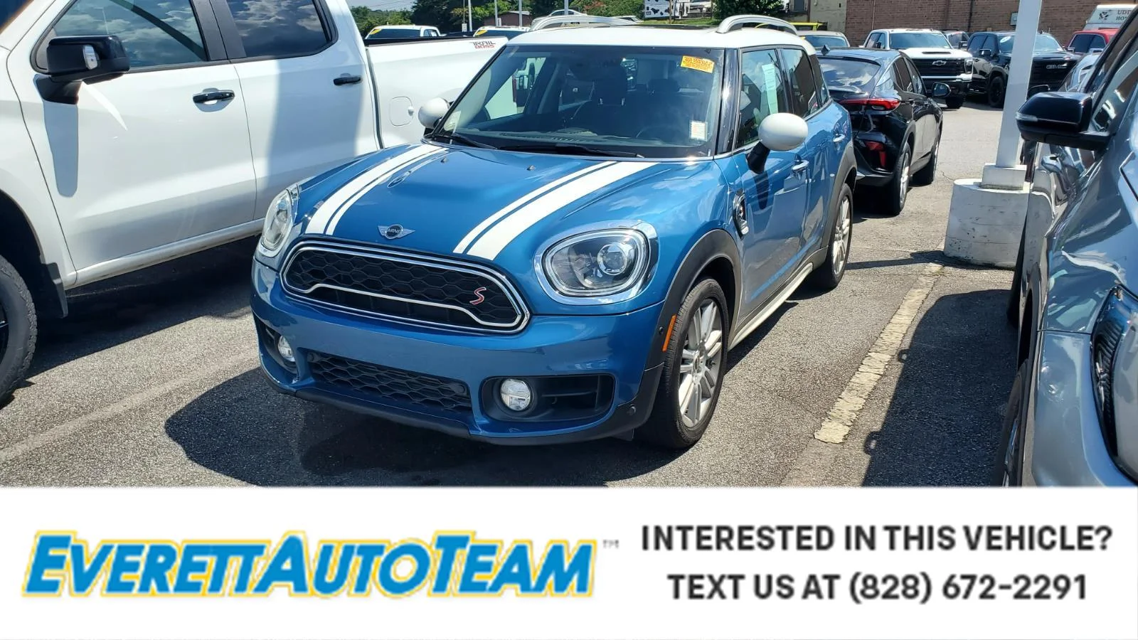 Used 2018 Island Blue Metallic MINI Cooper S image 1