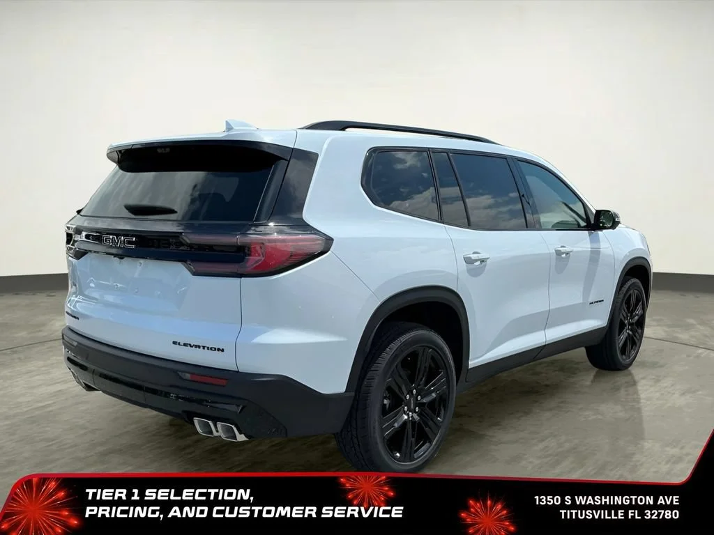 New 2026 Glacier White Tricoat GMC Elevation image 11
