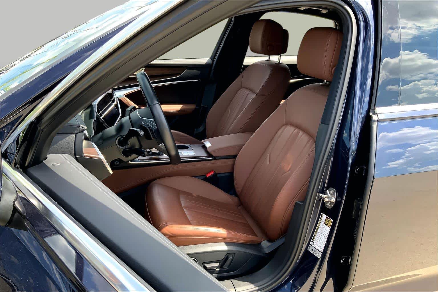 Used 2021 Firmament Blue Metallic Audi Premium Plus image 7