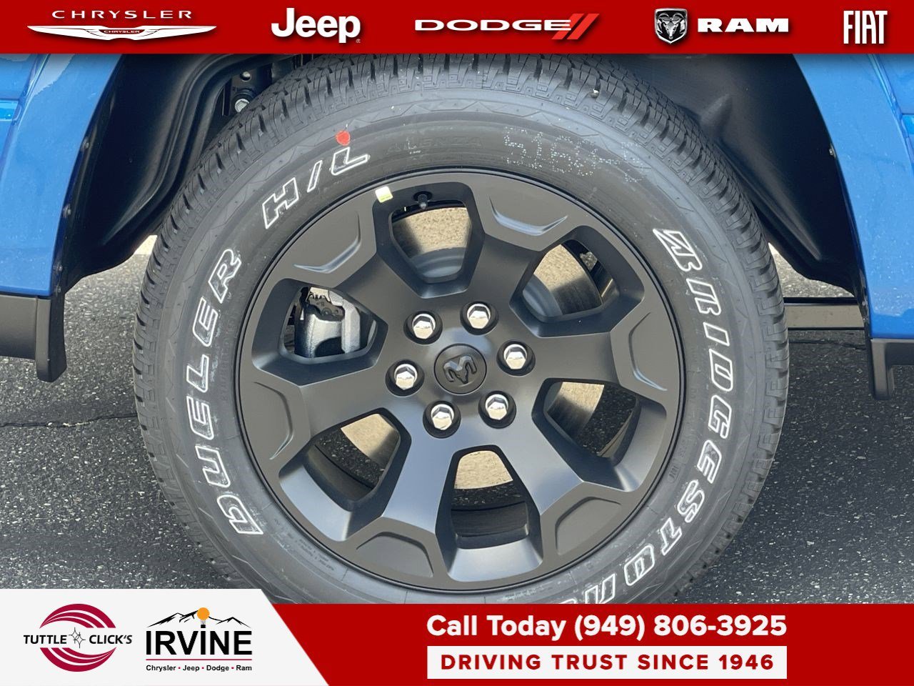 New 2026 Hydro Blue Pearlcoat RAM Big Horn image 11