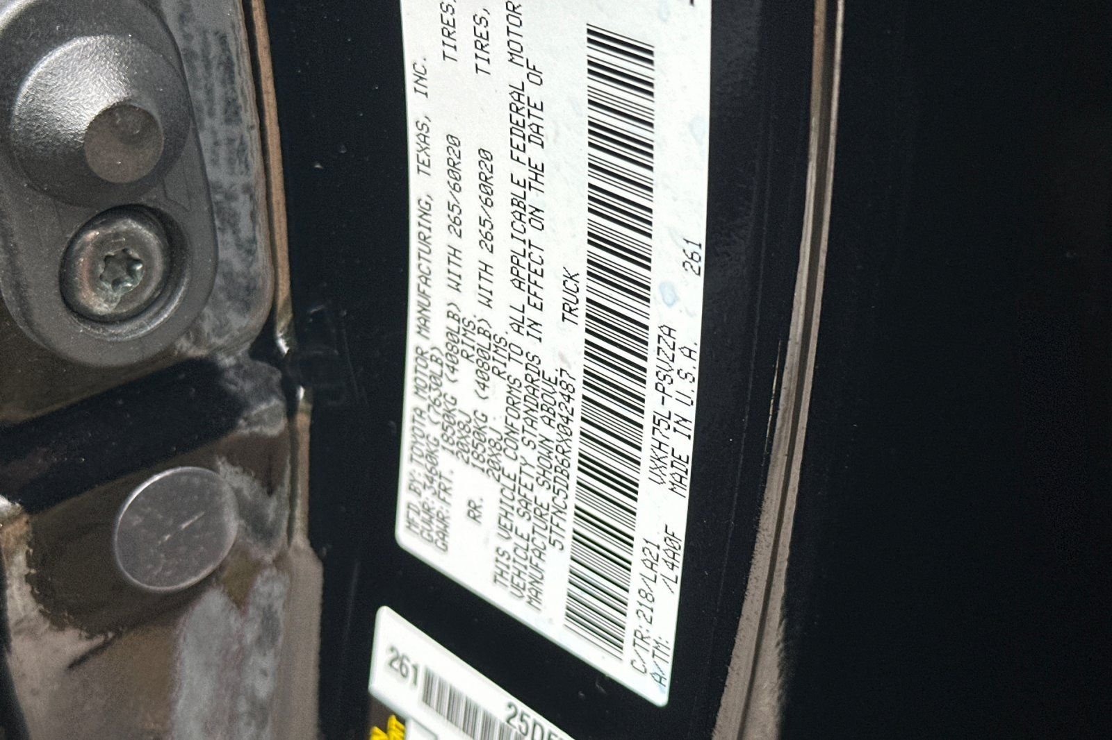 Used 2024 Black Toyota Platinum image 28