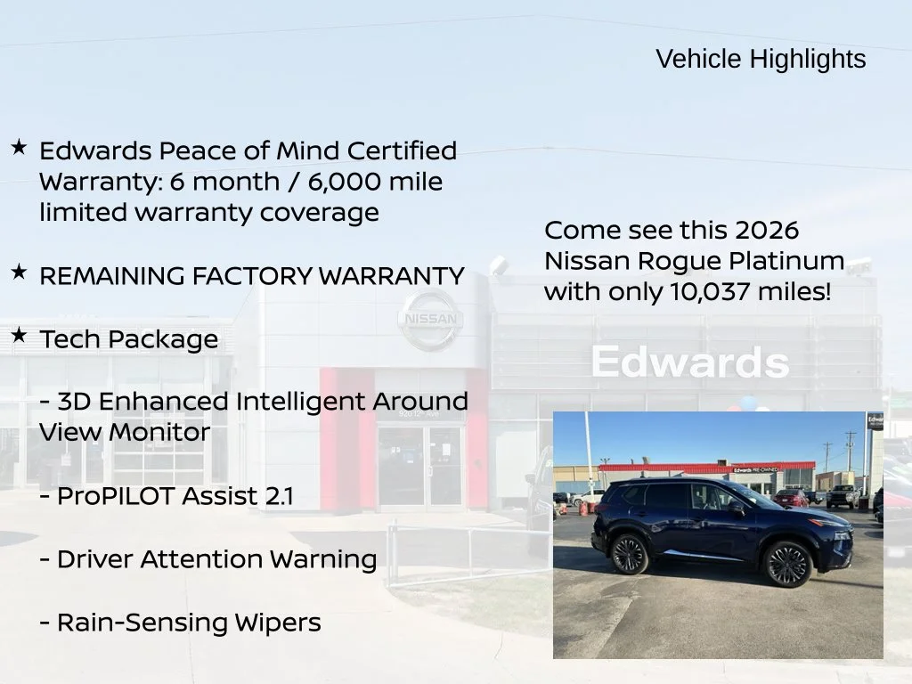 Certified Used 2026 Blue Nissan Platinum image 4