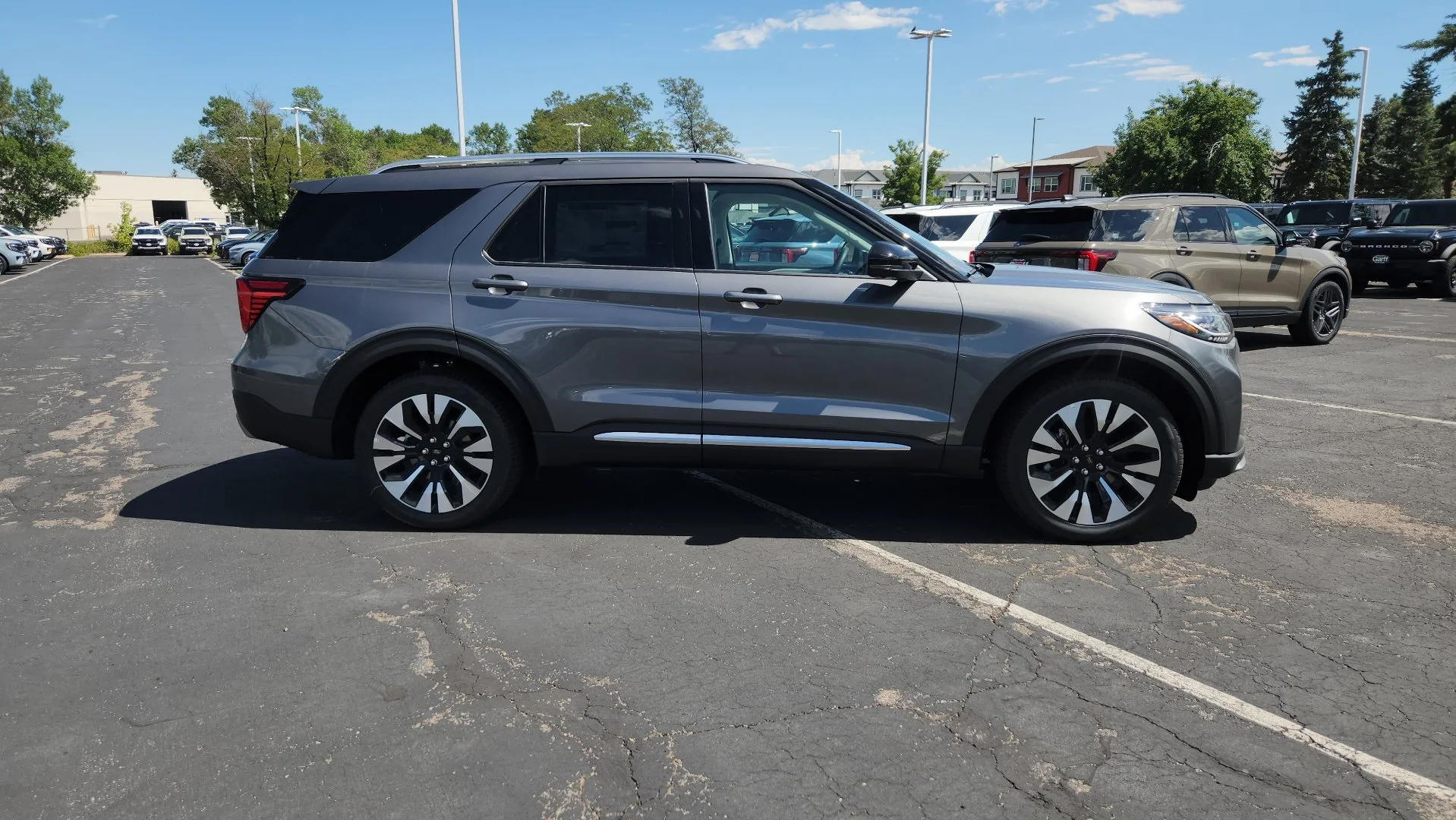 New 2026 Carbonized Gray Metallic Ford Platinum image 9