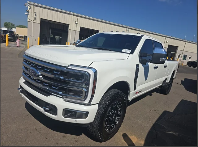 Used 2024 White Metallic Ford Platinum image 1