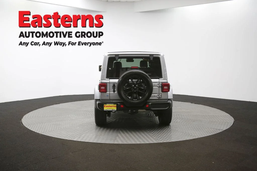 Used 2021 Silver Jeep Unlimited Sahara 4xe image 37