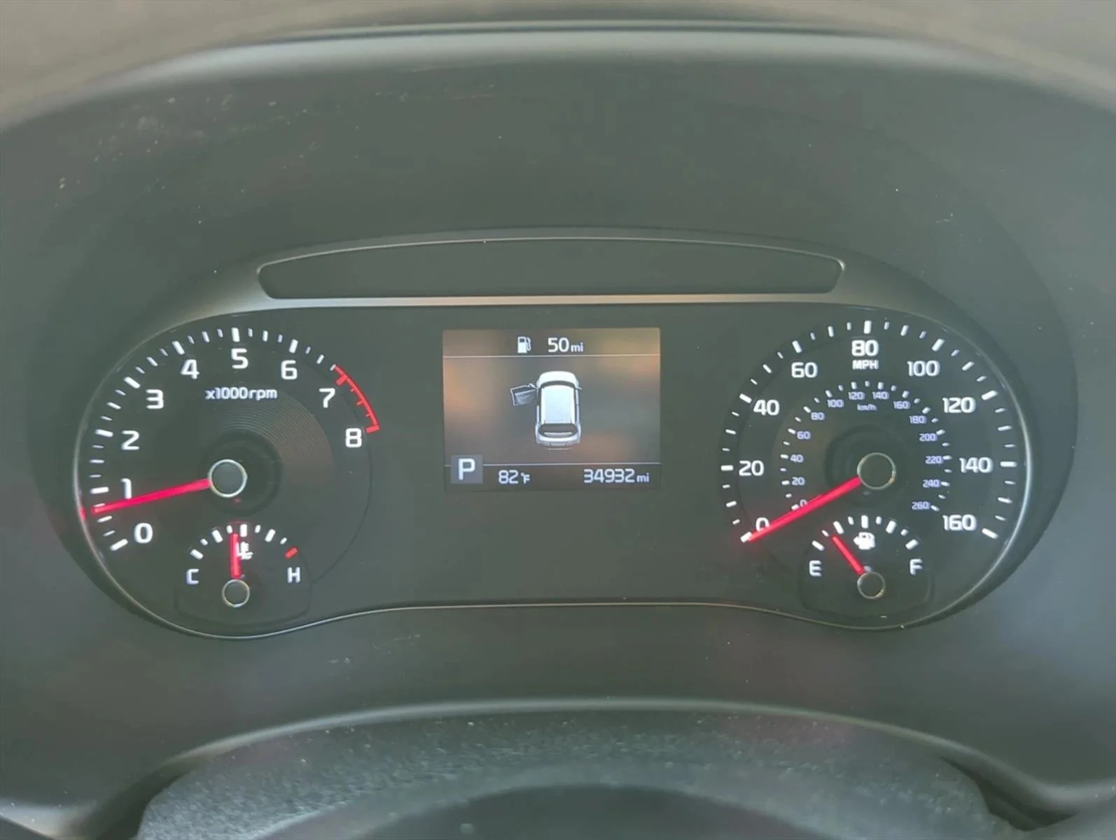 Used 2022 Inferno Red Kia LX image 20