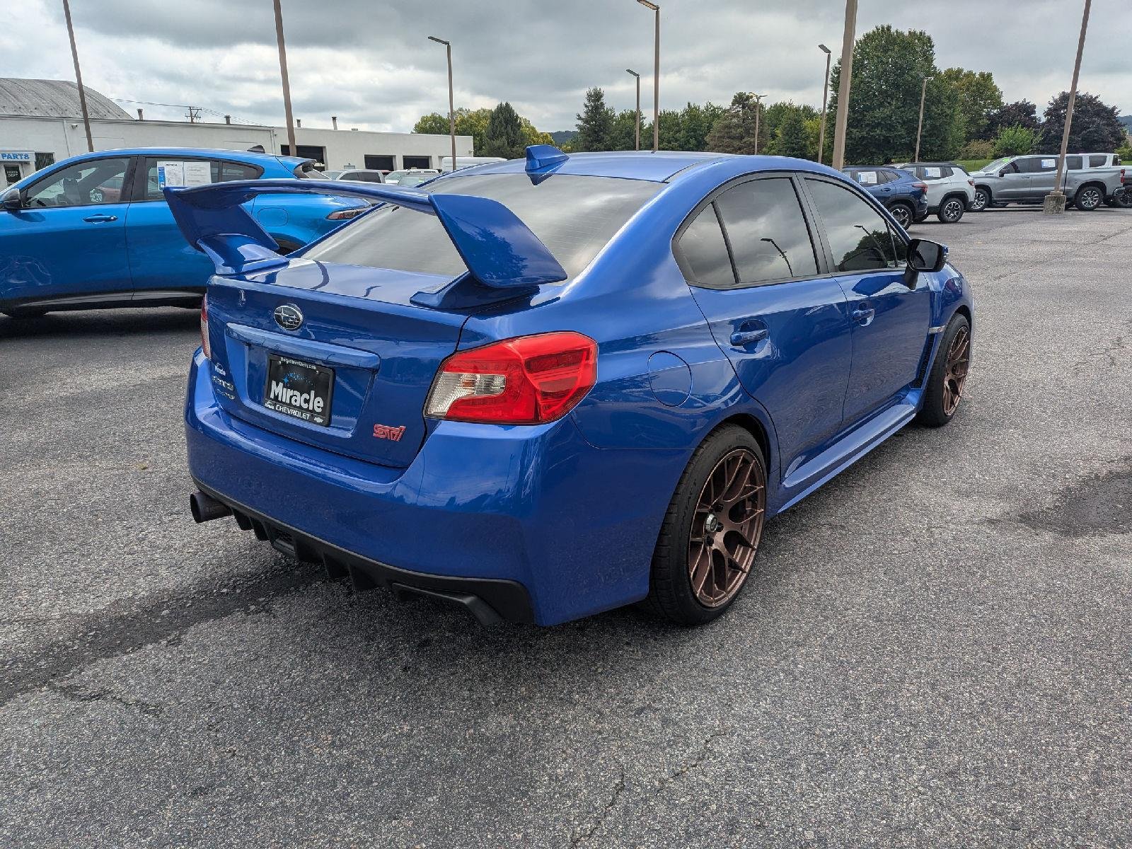 Used 2020 WR Blue Pearl Subaru STI image 7