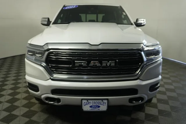 Used 2021 Ivory White Tri-Coat Pearlcoat Ram Limited image 8