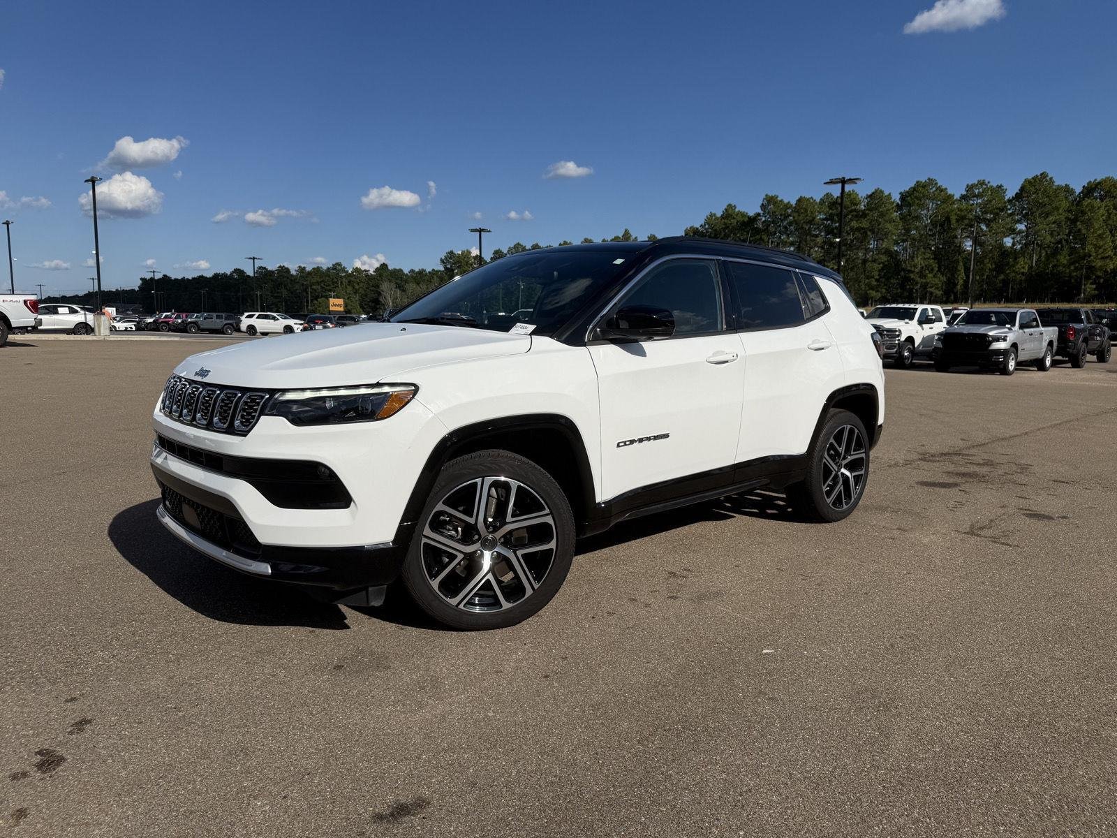 Used 2025 Bright White Clearcoat Jeep Limited image 1