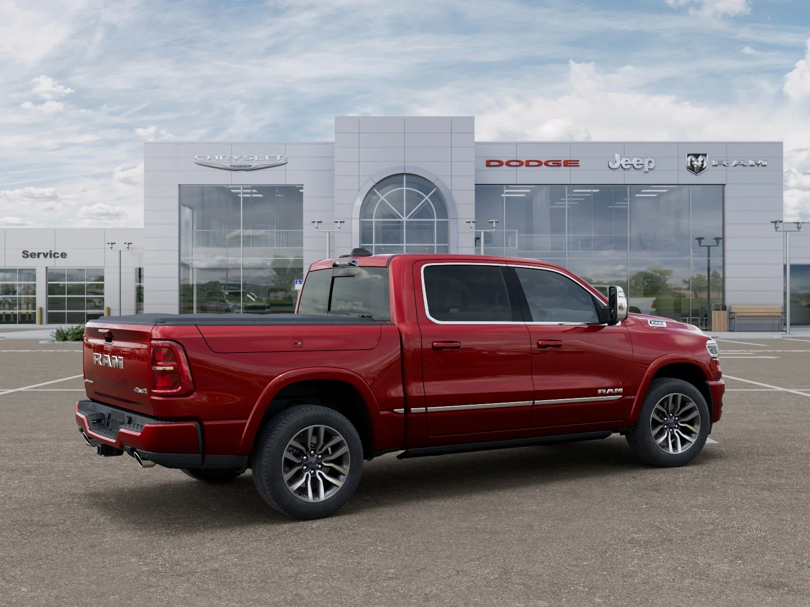 New 2026 Molten Red Pearlcoat RAM Limited image 31