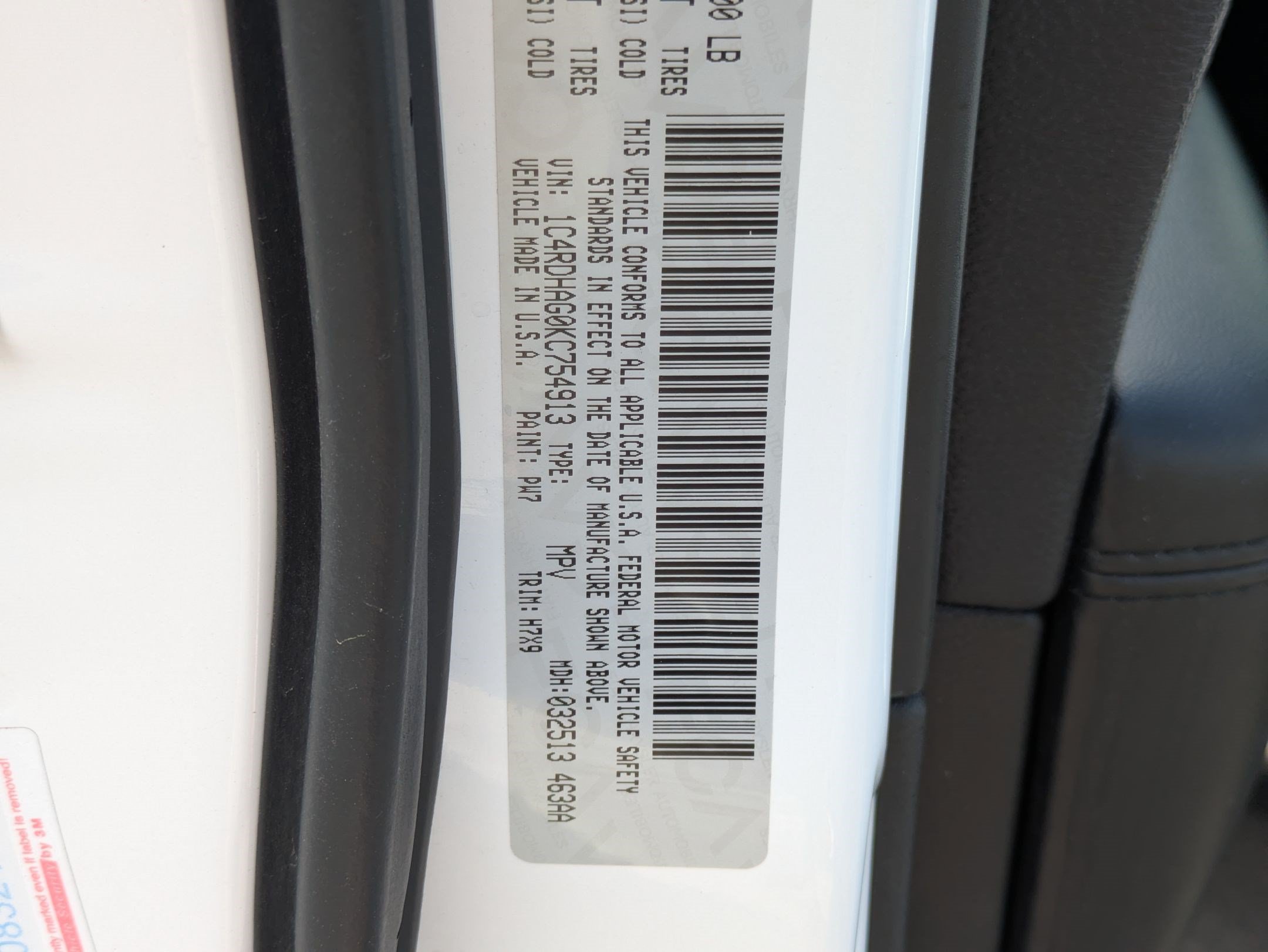 Used 2019 White Knuckle Clearcoat Dodge SXT image 34