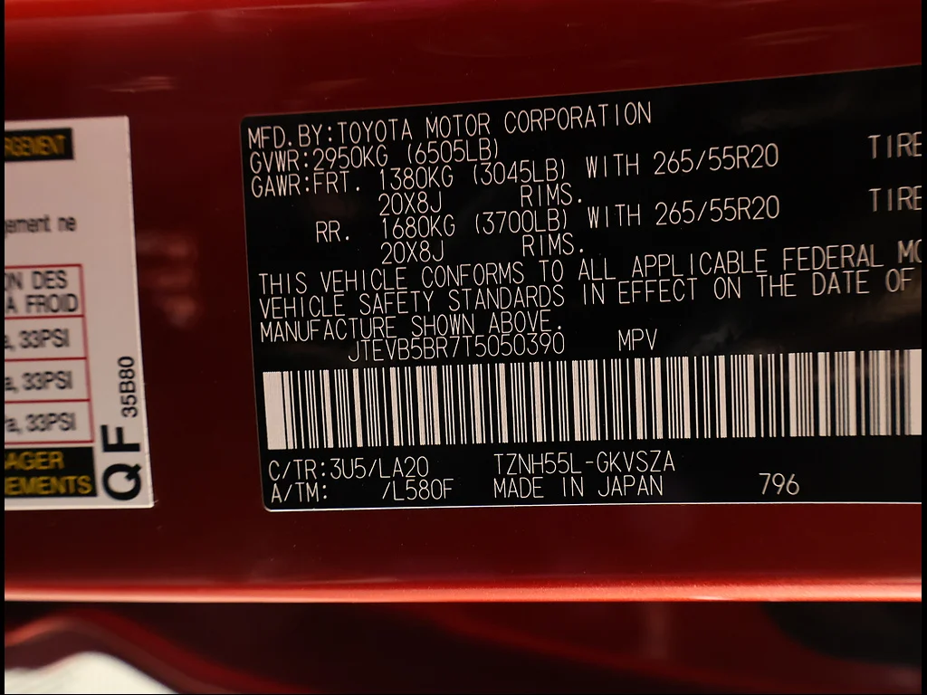 New 2026 Supersonic Red Toyota Limited image 20