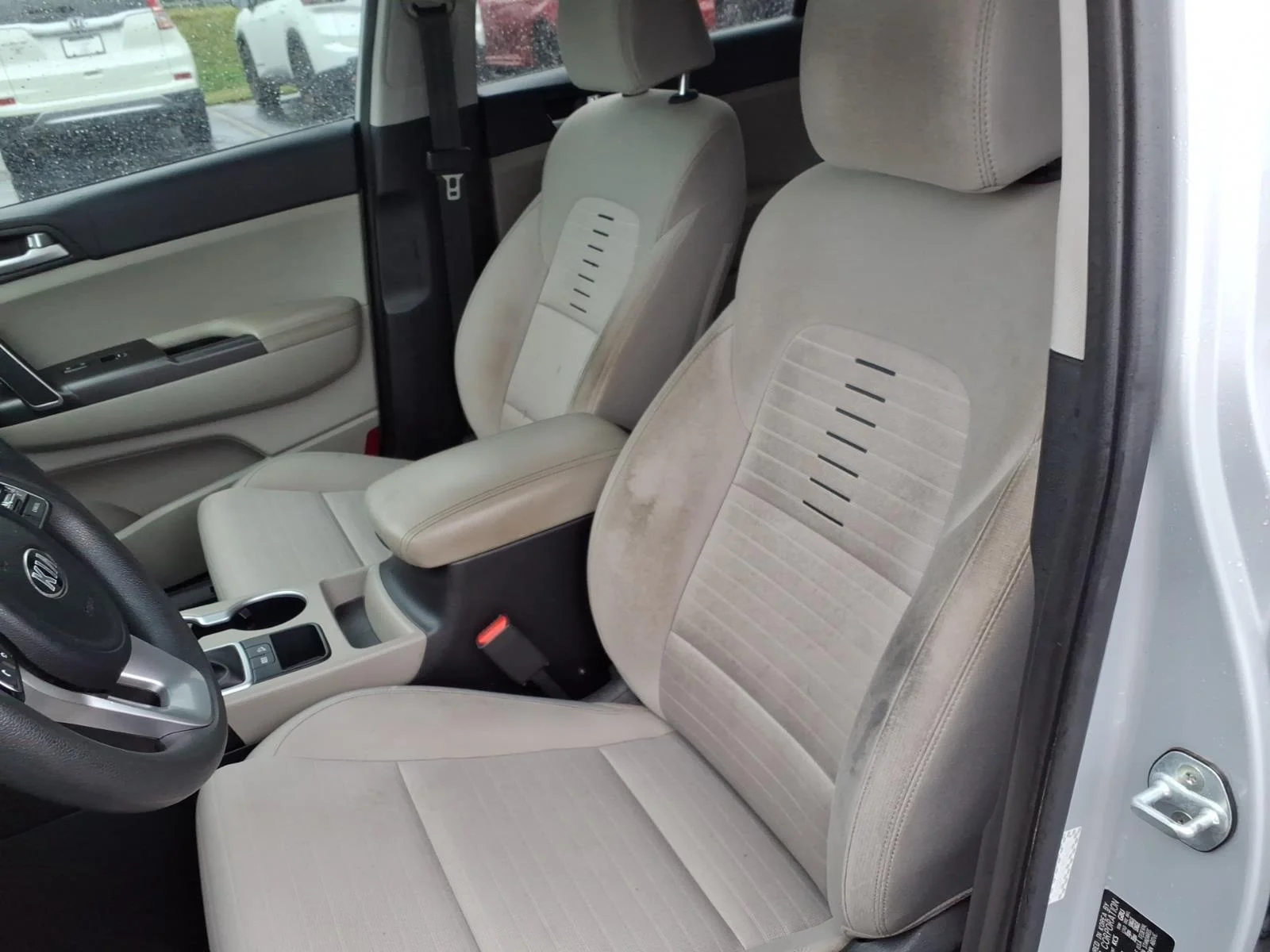 Used 2021 Snow White Pearl Kia LX image 20