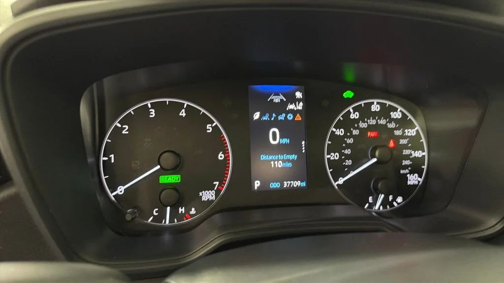 Used 2025 Blue Toyota Hybrid LE image 20