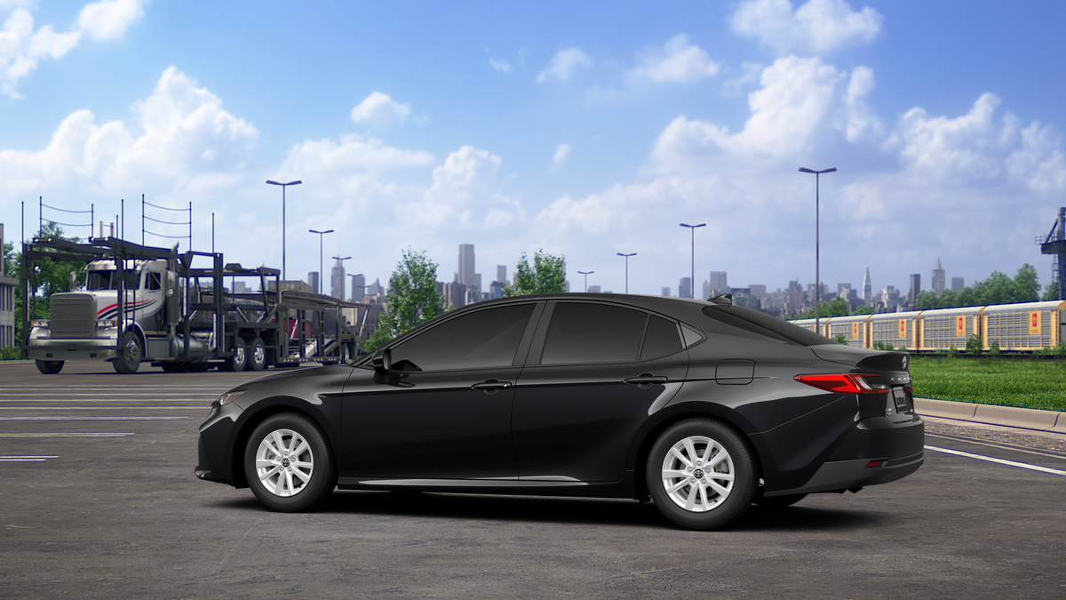 New 2026 Midnight Black Metallic Toyota LE image 5