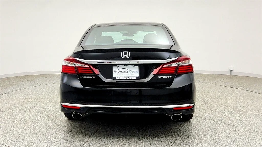 Used 2016 Crystal Black Pearl Honda 4dr I4 CVT Sport w/Honda Sensing image 6