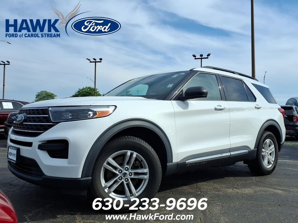 Used 2021 White Ford XLT image 3