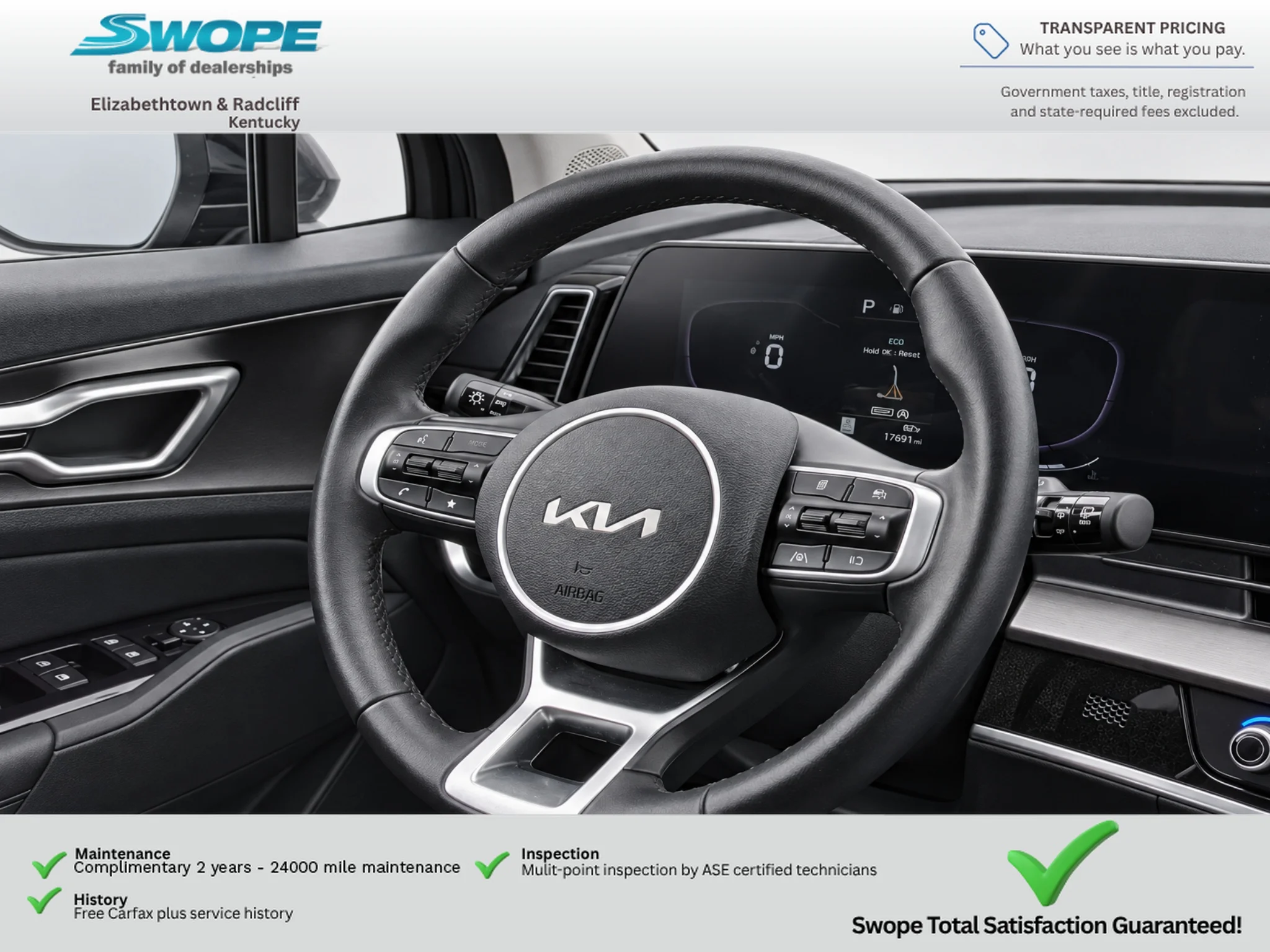 Used 2023 Ebony Black Kia EX image 15