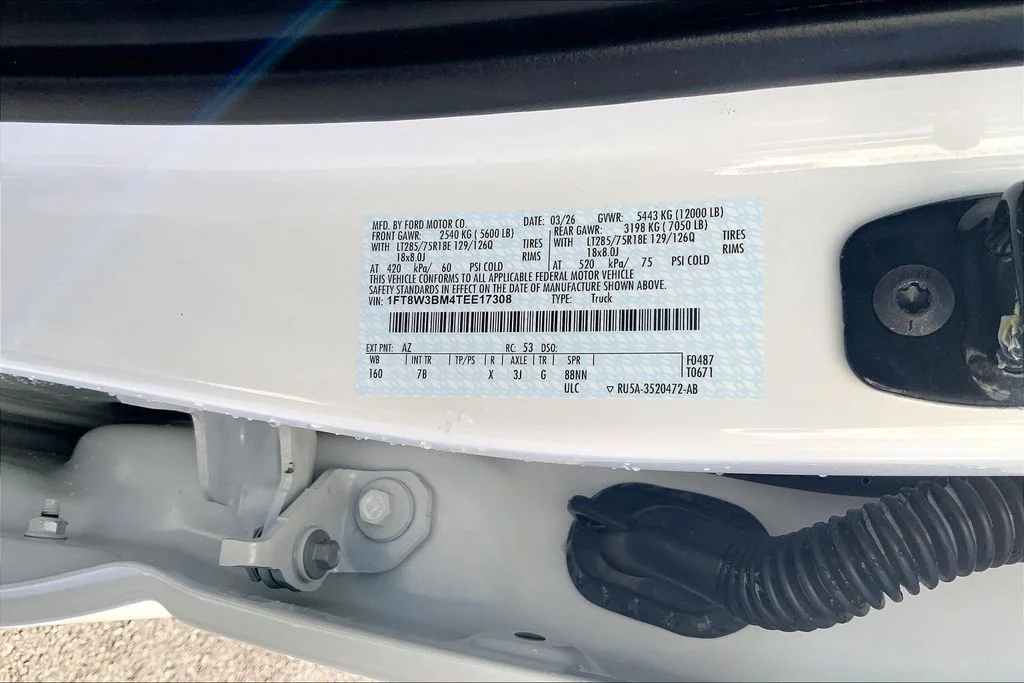 New 2026 Star White Metallic Tri-Coat Ford Platinum image 13