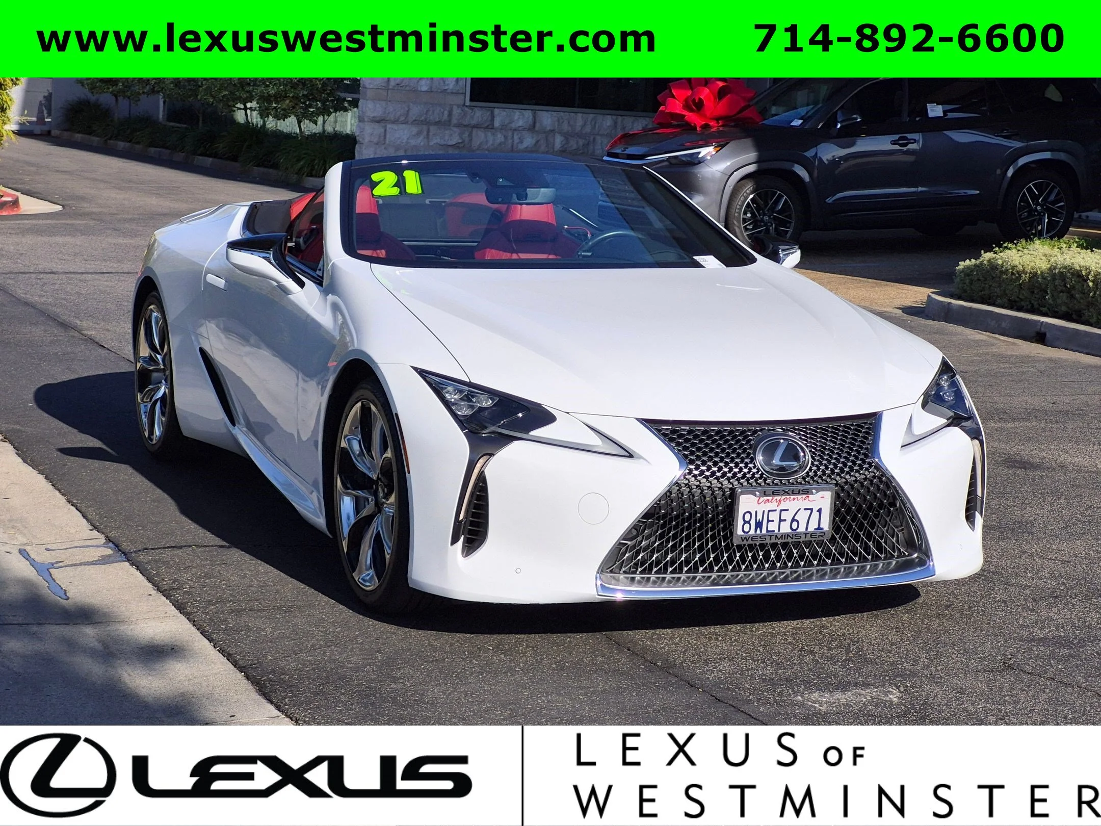 Certified Used 2021 White Lexus LC 500 image 5
