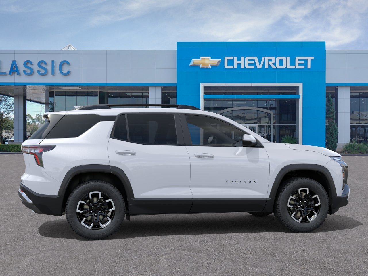 2026 Chevrolet Equinox ACTIV White at Classic Elite Chevrolet Sugar Land