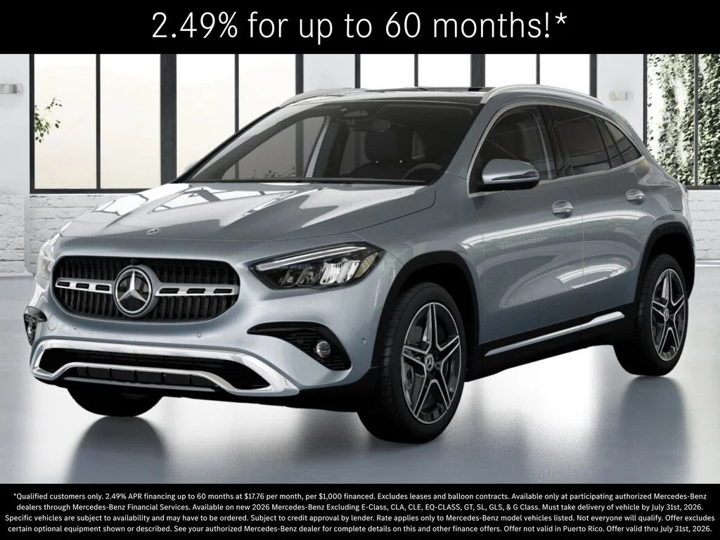 New 2026 Cirrus Silver Metallic Mercedes-Benz GLA 250 image 1