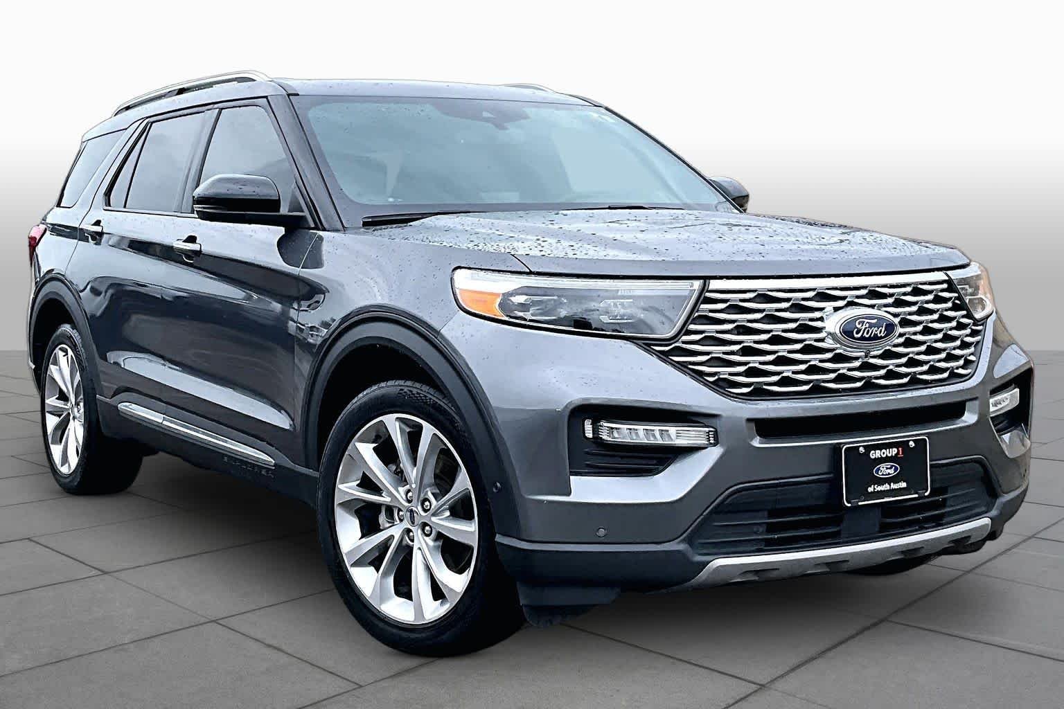 Used 2021 Carbonized Gray Metallic Ford Platinum image 3