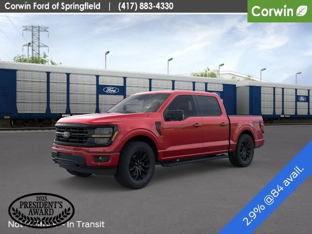 New 2026 Ruby Red Metallic Tinted Clearcoat Ford XLT image 1