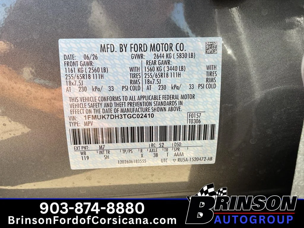 New 2026 Carbonized Gray Metallic Ford Active image 19