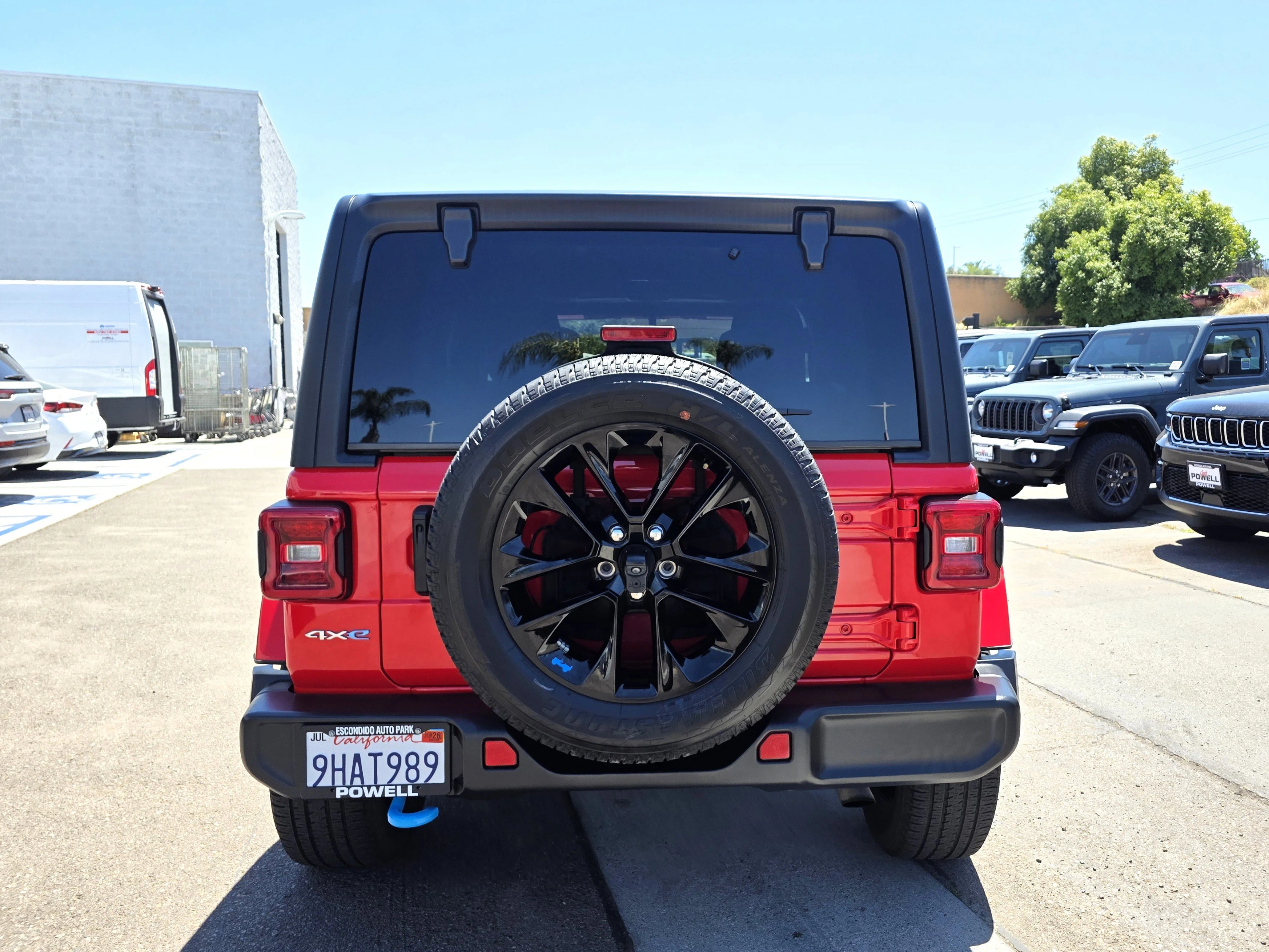 Used 2023 Firecracker Red Clearcoat Jeep Sahara 4xe image 4