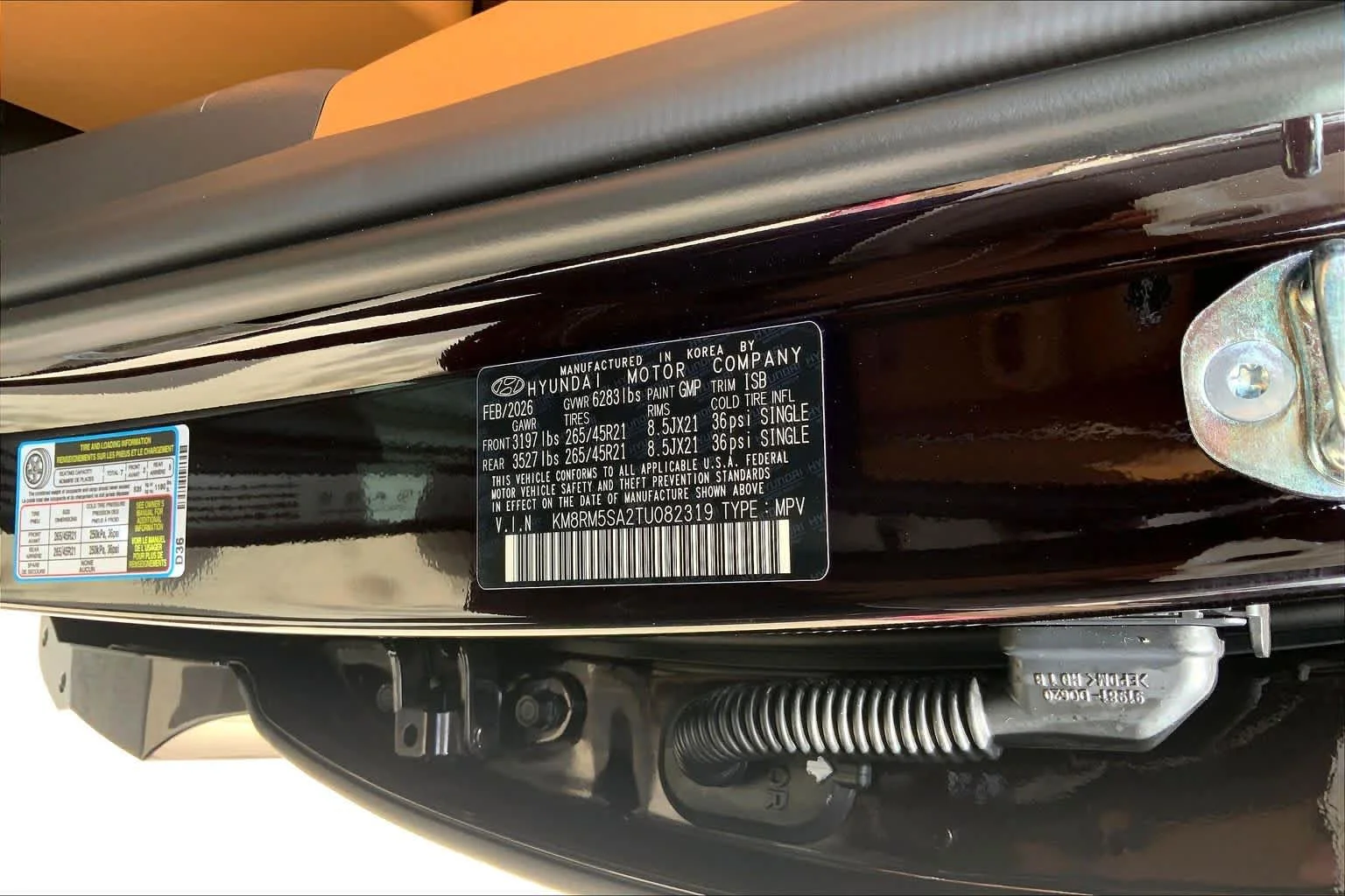 New 2026 Galaxy Maroon Pearl Hyundai Calligraphy image 19