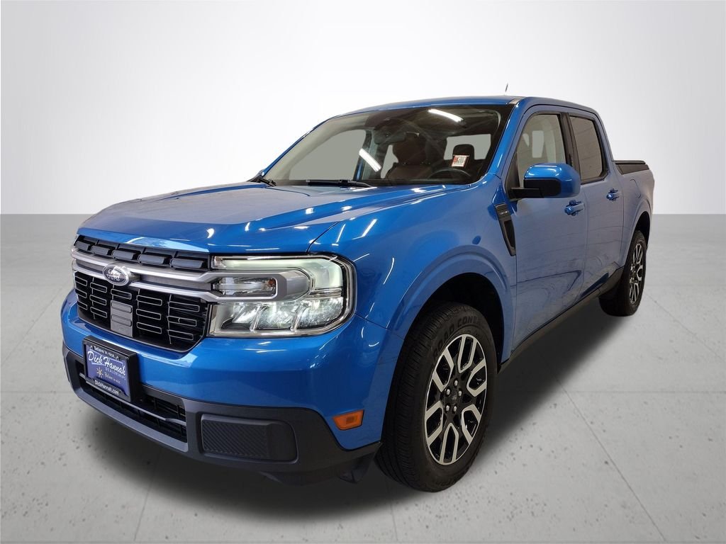 Used 2022 Blue Metallic Ford Lariat image 2