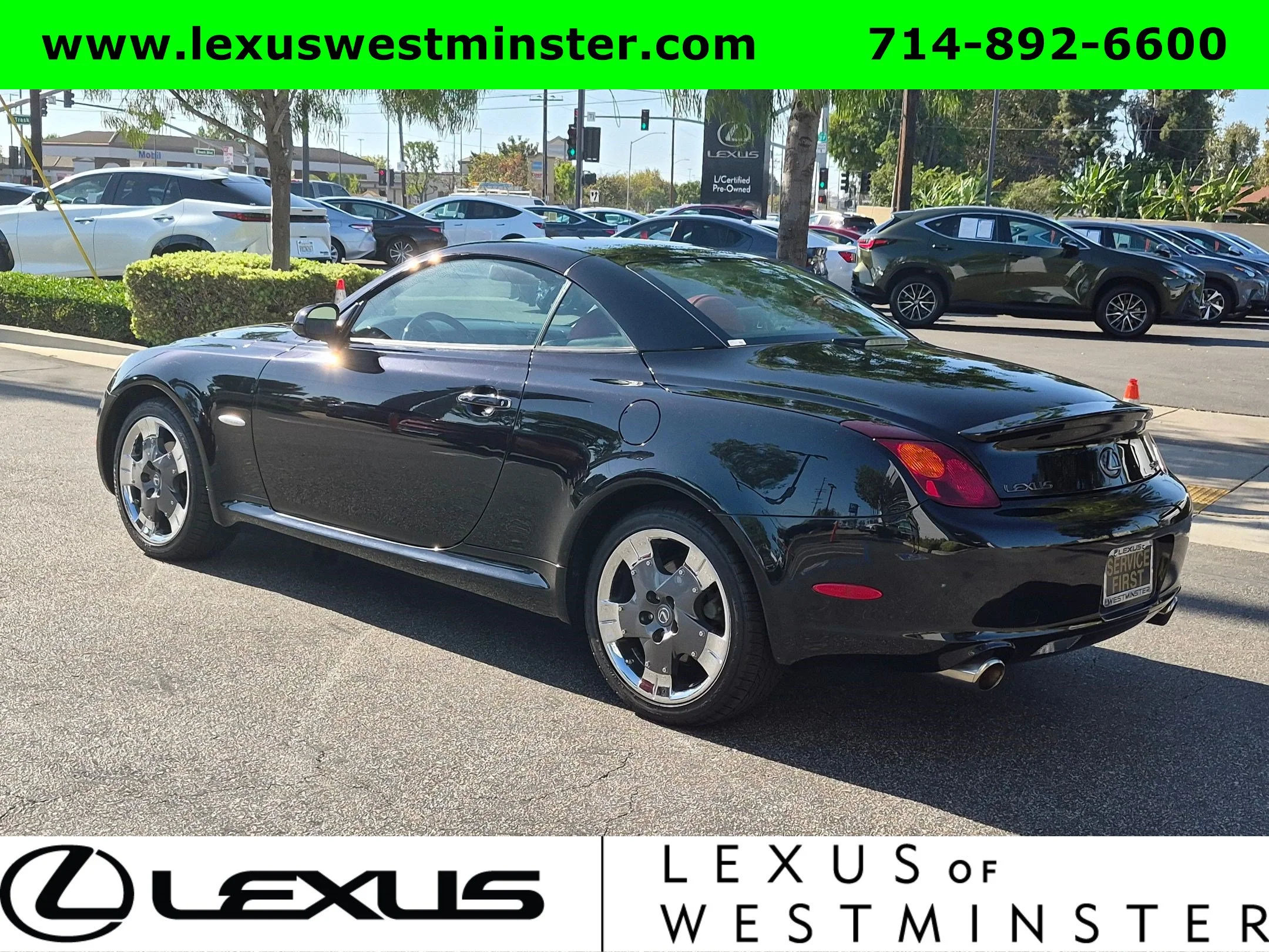 Used 2005 Black Diamond Metallic Lexus 2dr Convertible image 12