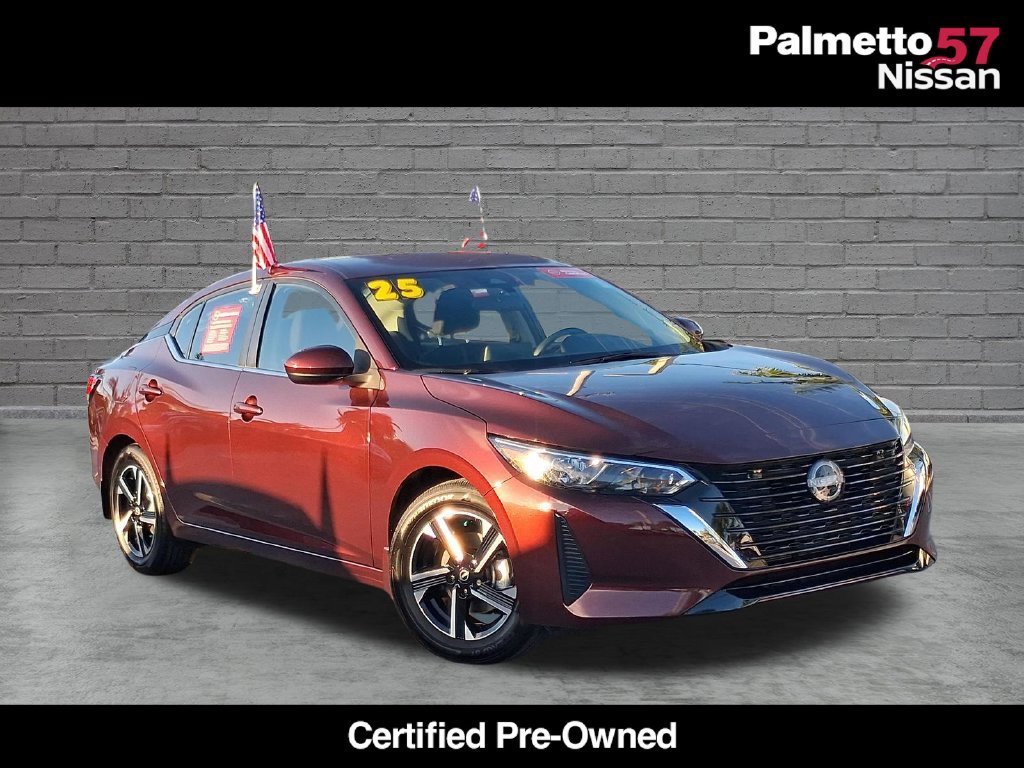 Certified Used 2025 Red Nissan SV image 1