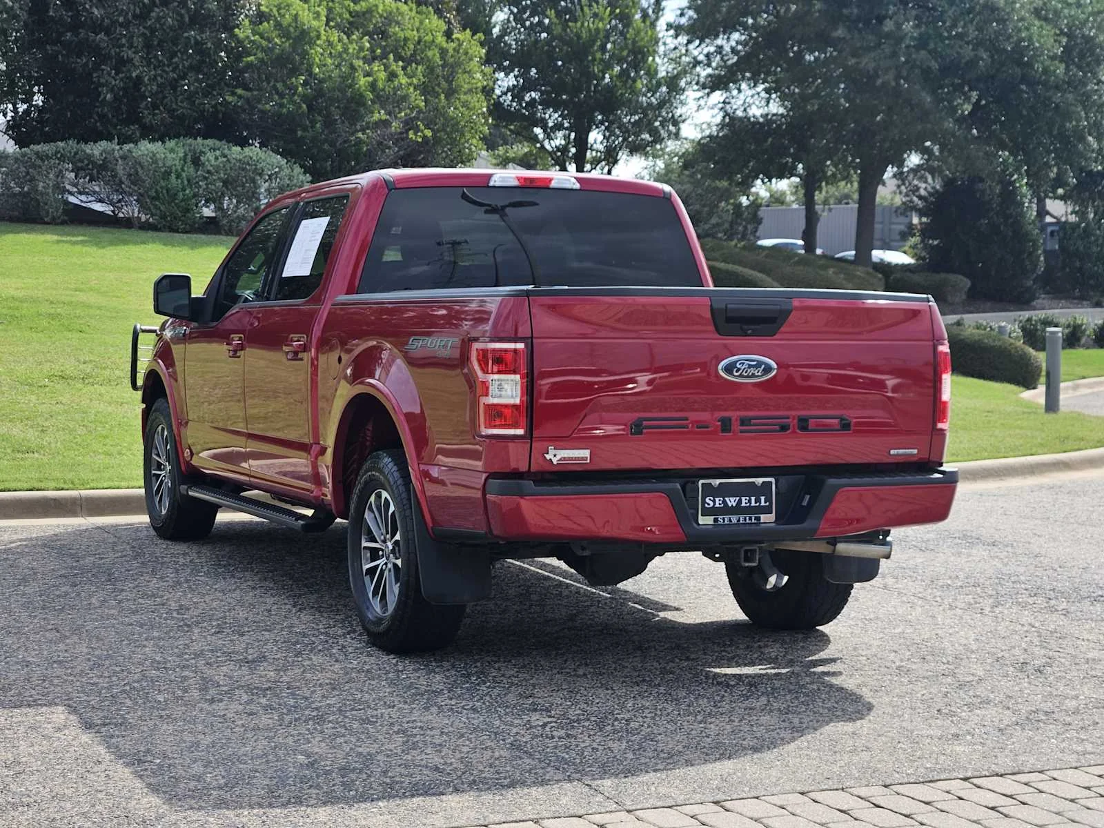 Used 2020 Rapid Red Metallic Tinted Clearcoat Ford XLT image 3