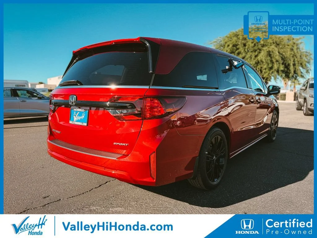 Certified Used 2025 Radiant Red Metallic II Honda SPORT-L image 48