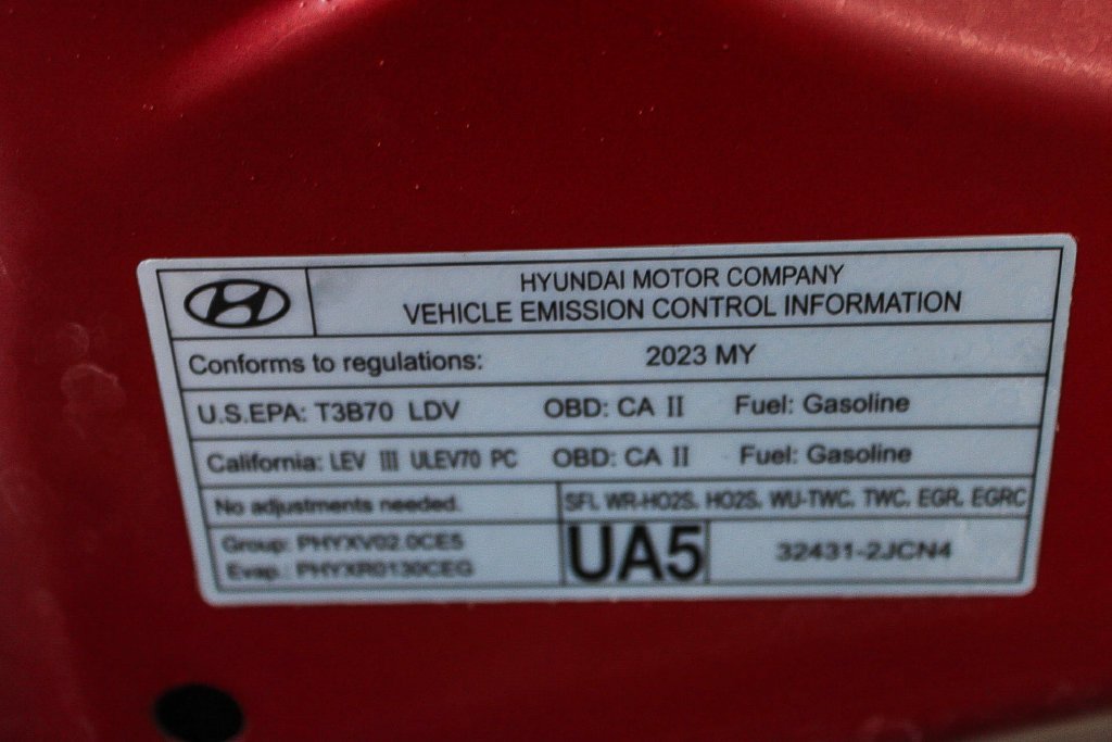 Certified Used 2023 Red Hyundai Limited image 28