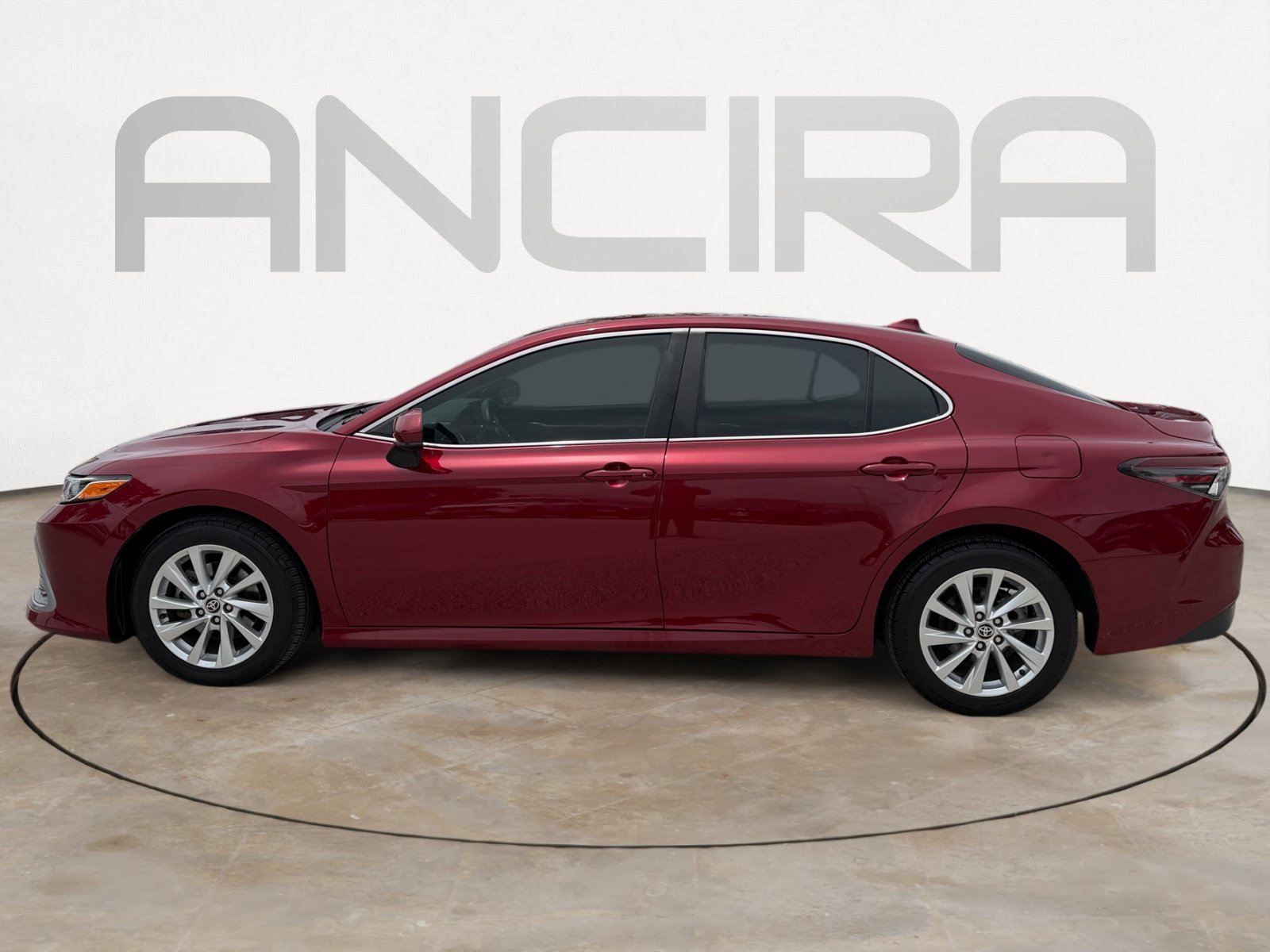 Used 2021 Supersonic Red Toyota LE image 7