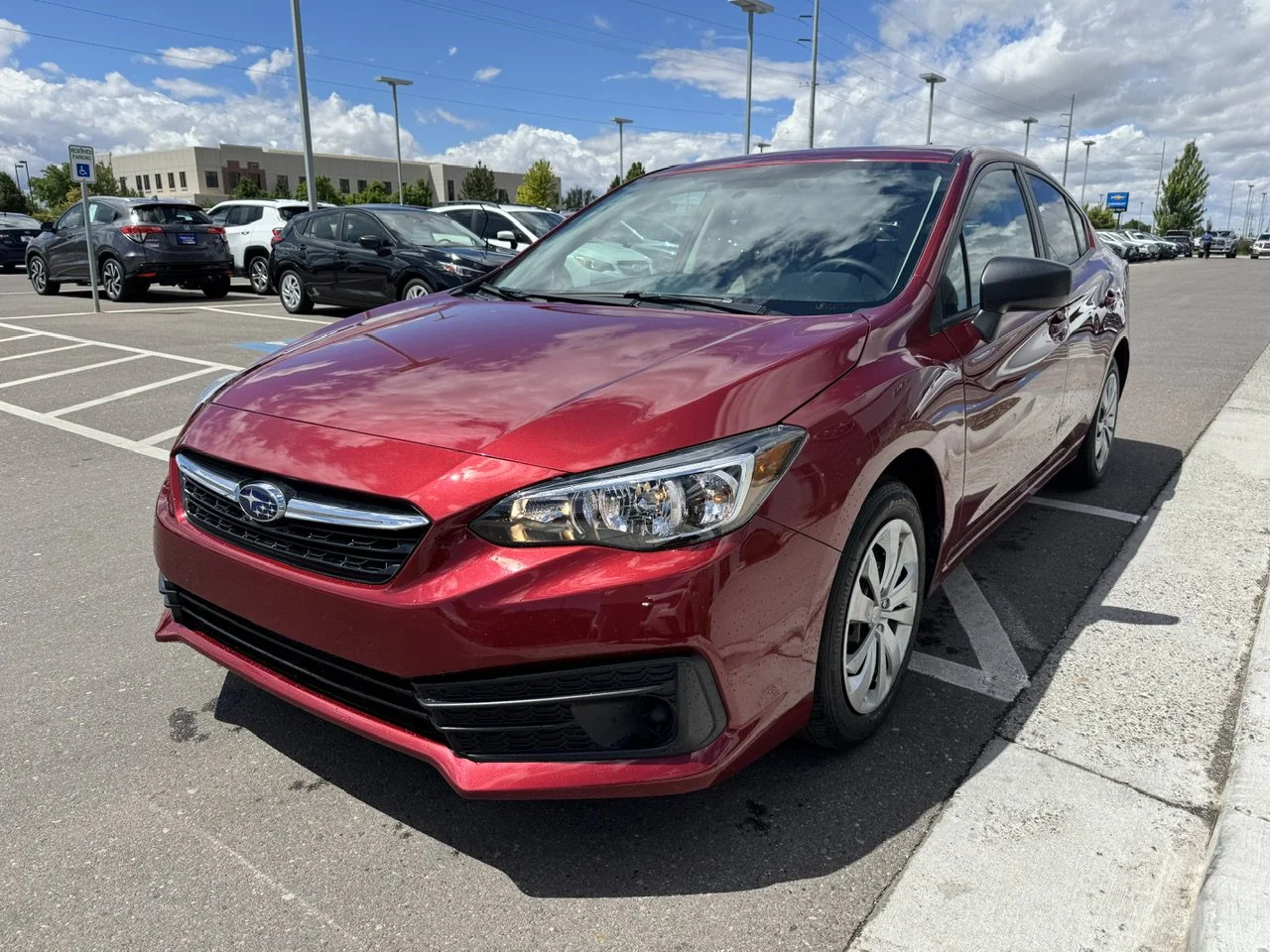 Certified Used 2023 Crimson Red Pearl Subaru Base image 3