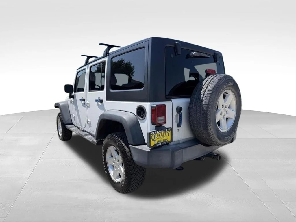 Used 2016 White Jeep Unlimited Sport image 3