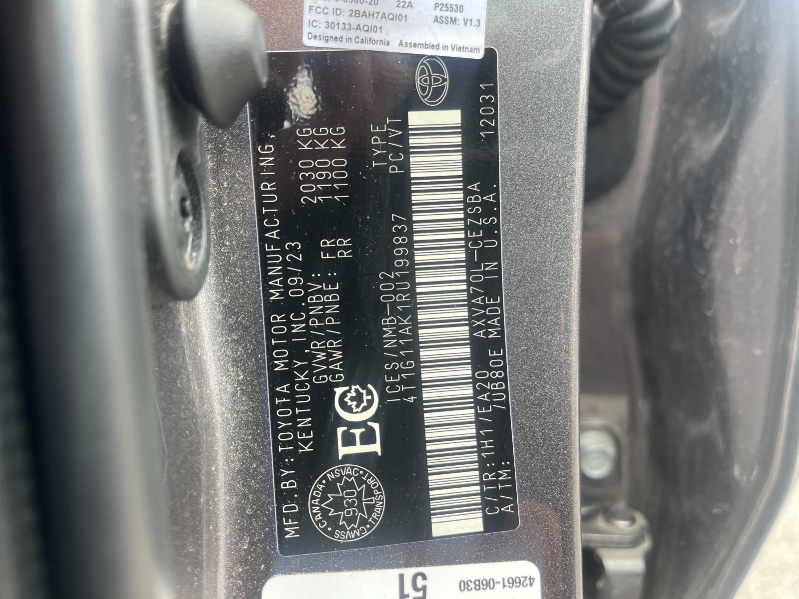 Used 2024 Gray Toyota SE image 33