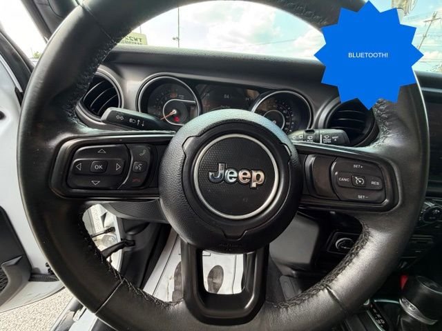 Certified Used 2022 Bright White Clearcoat Jeep Unlimited Sport S image 14
