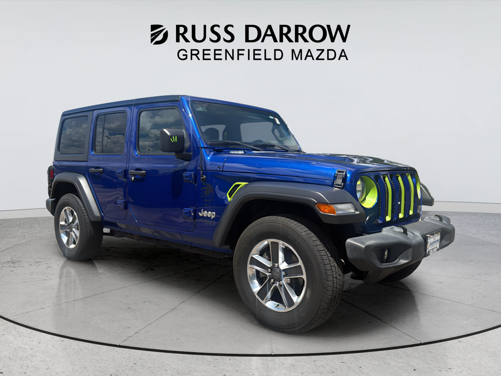 Used 2019 Blue Jeep Unlimited Sport S image 7