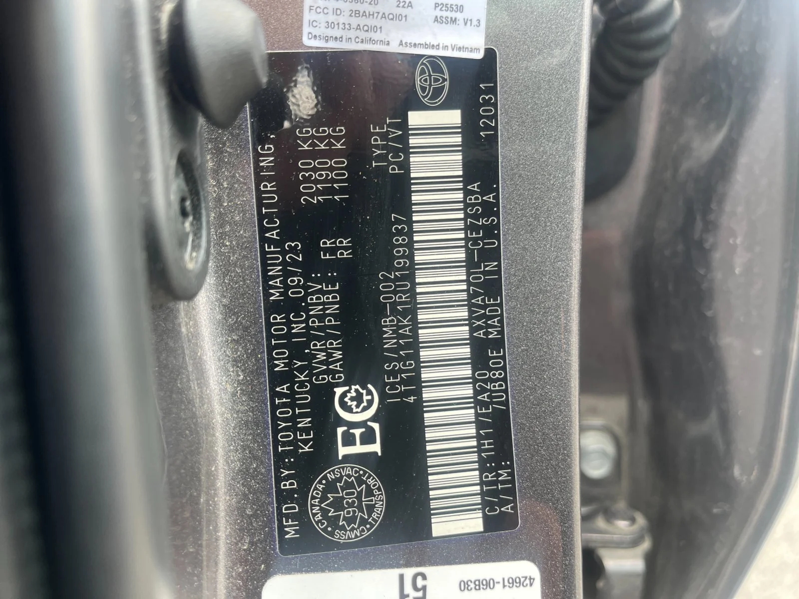 Used 2024 Gray Toyota SE image 33