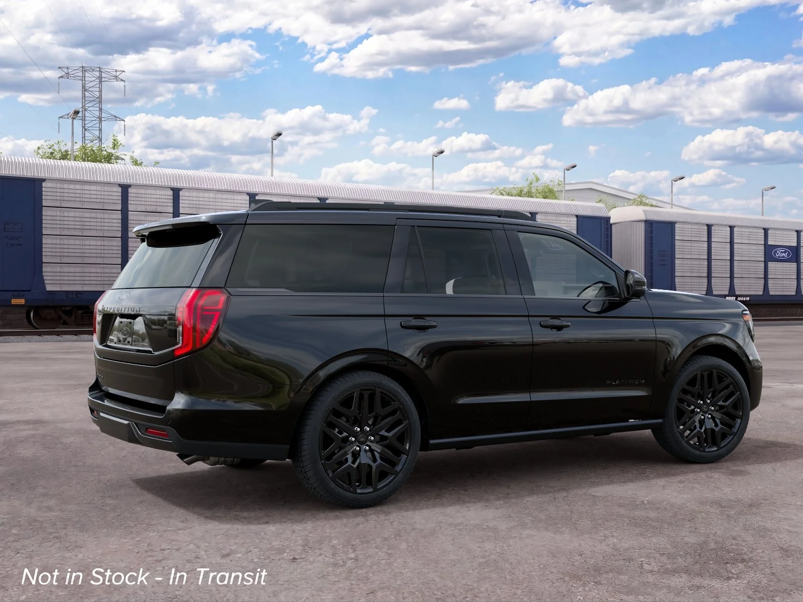 New 2027 Agate Black Metallic Ford Platinum image 6