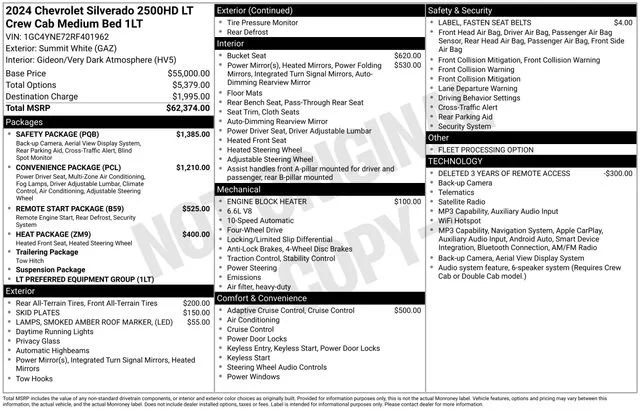 Used 2024 Summit White Chevrolet LT image 7