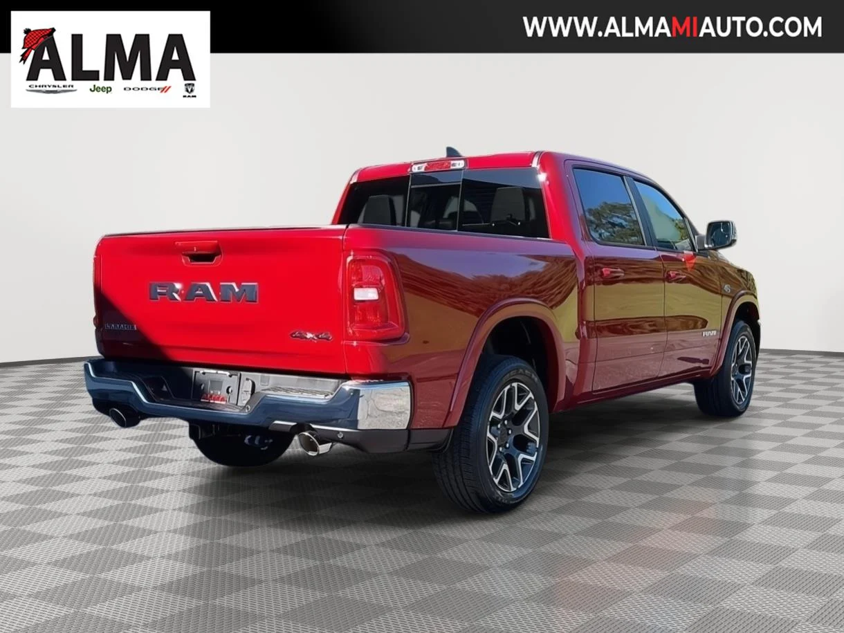 New 2027 Molten Red Pearl-Coat Exterior Paint RAM Laramie image 3