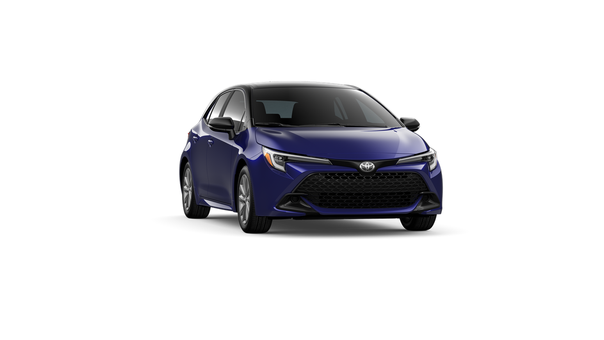 New 2026 Blue Crush Metallic with Midnight Black Metallic roof Toyota SE image 28