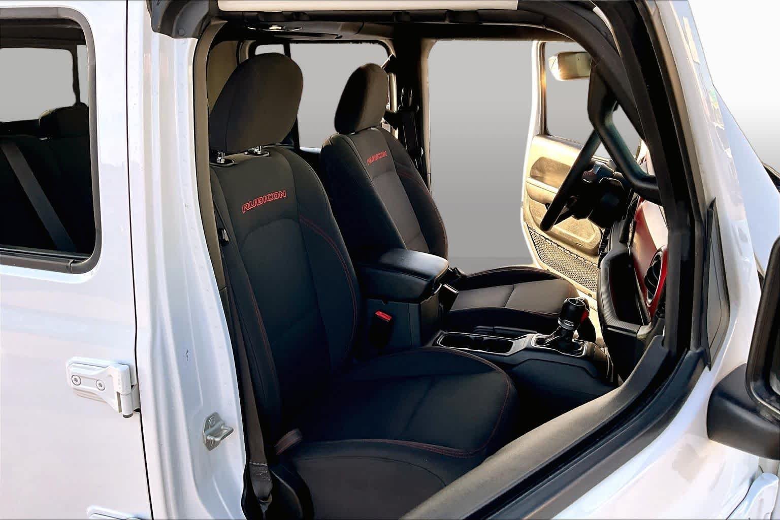 Used 2023 Bright White Clearcoat Jeep Rubicon image 9