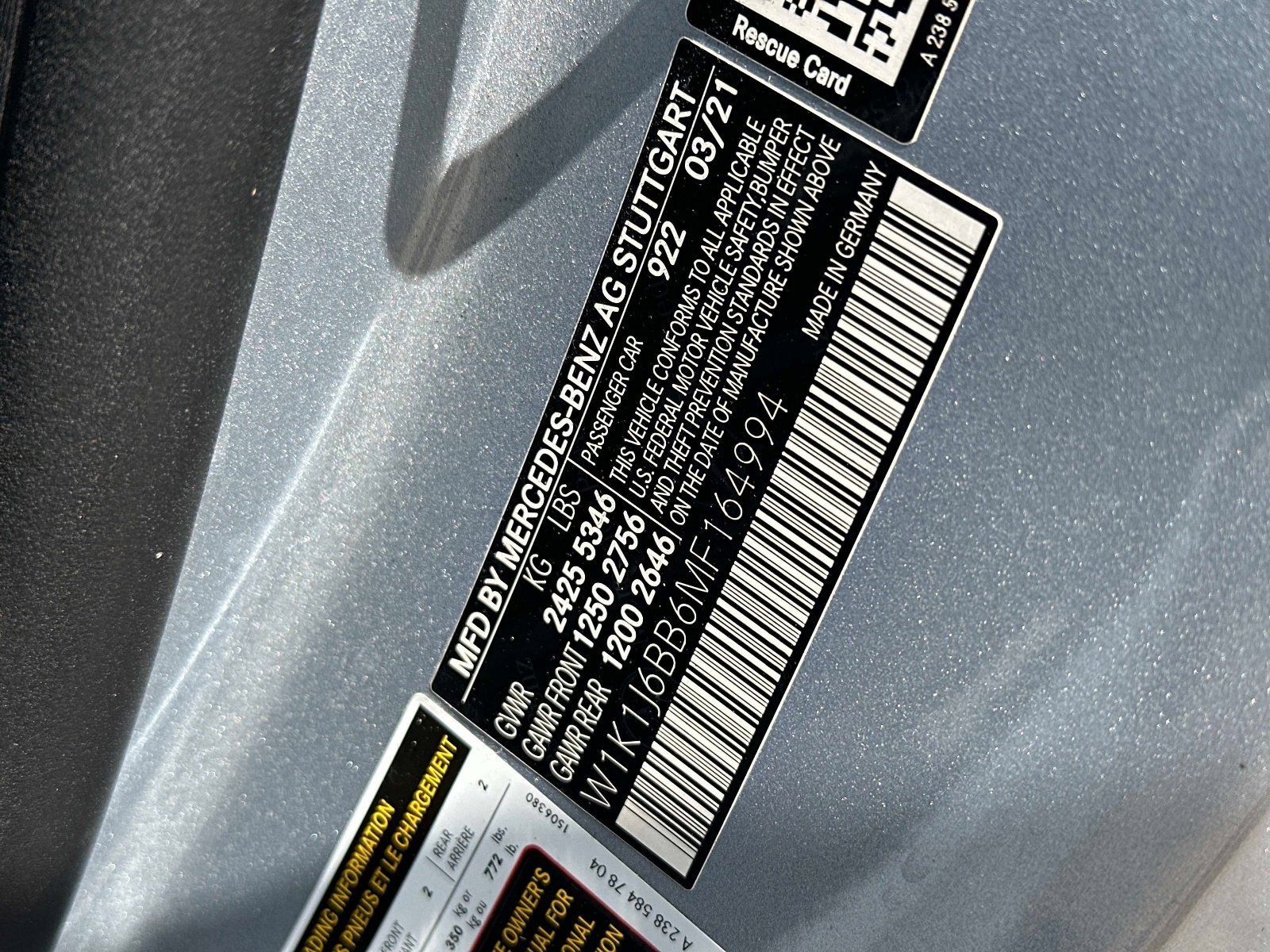 Certified Used 2021 Cirrus Silver Metallic Mercedes-Benz AMG® E 53 image 17